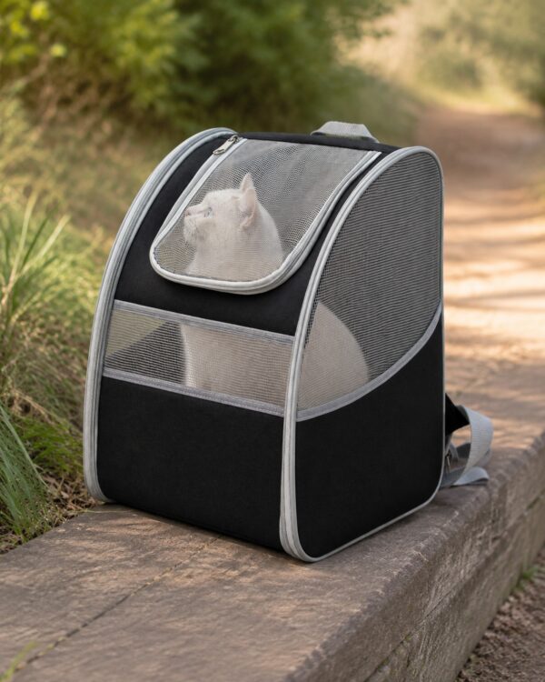 Trail Fold-Flat Mesh Pet Backpack Carrier