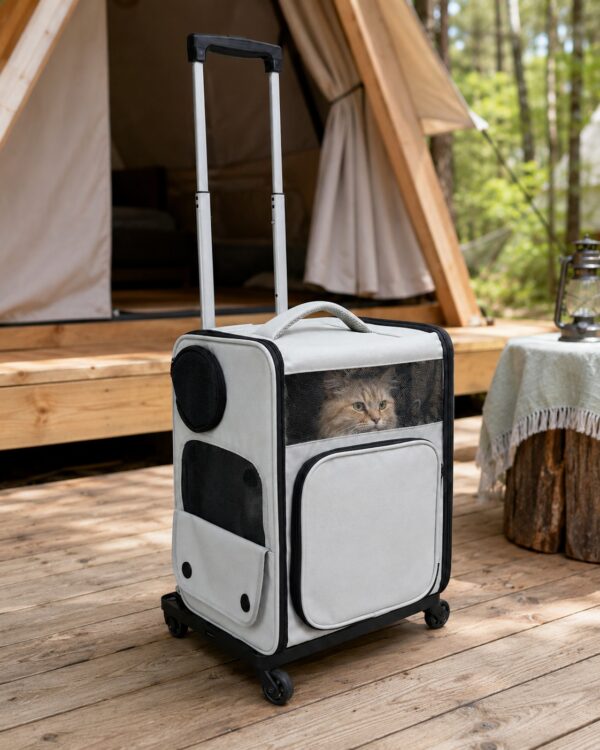 Camp Roll-and-Rest Trolley Pet Carrier