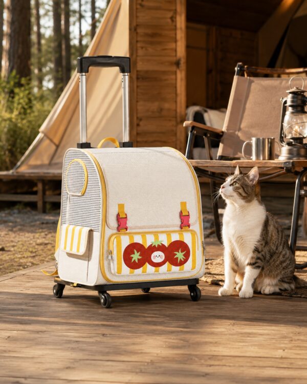 Camp Roll-and-Rest 4-Wheel Trolley Pet Carrier