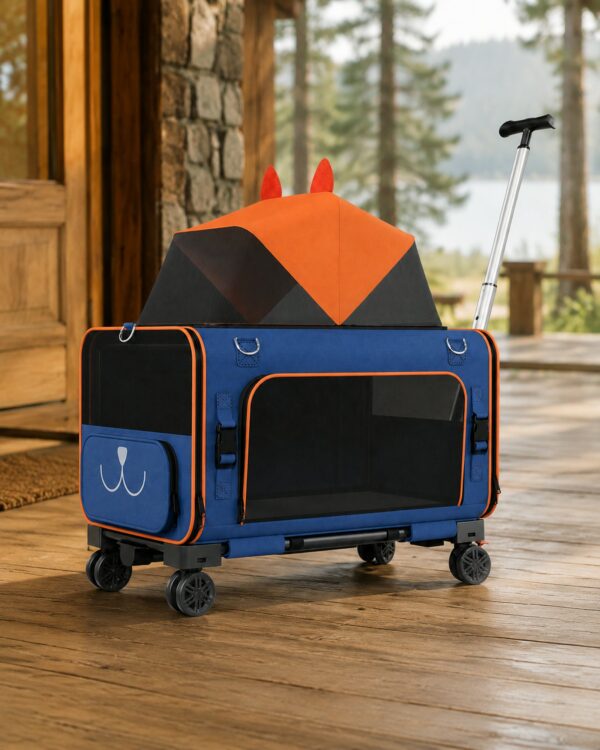Camp Detachable Rolling Pet Carrier