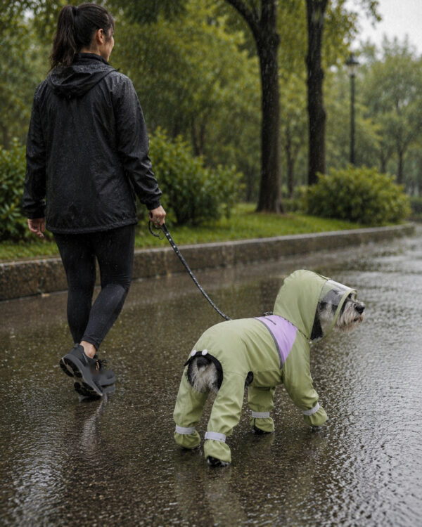 Trail Clear-Visor Full-Cover Dog Rain Suit