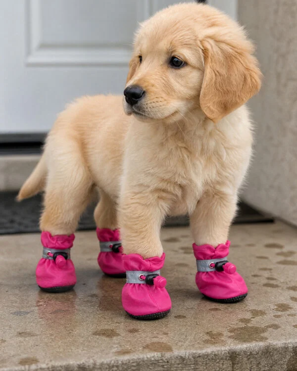 Everyday Reflective-Band Small-Dog Paw Boots