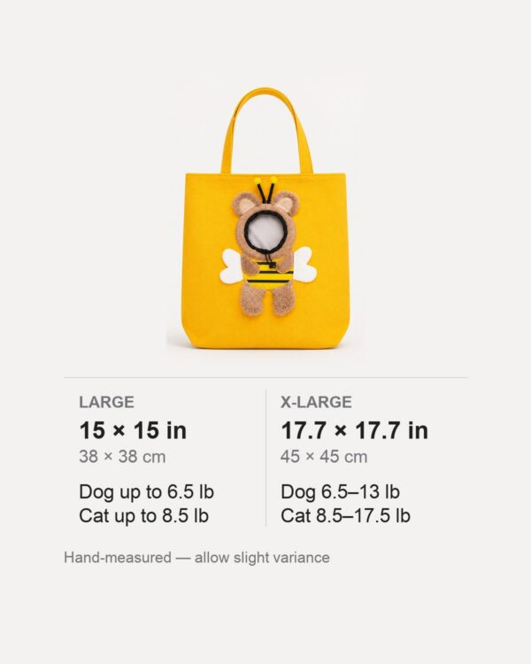 Everyday Plush-Hood Canvas Tote Pet Carrier
