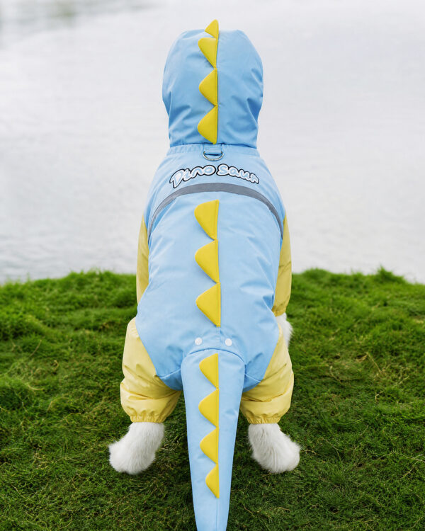 Everyday Dino-Hood Four-Leg Dog Rain Suit