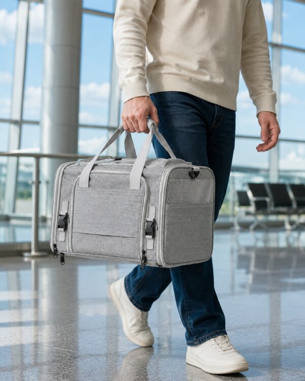 Sky Compact Expandable Mesh Pet Carrier
