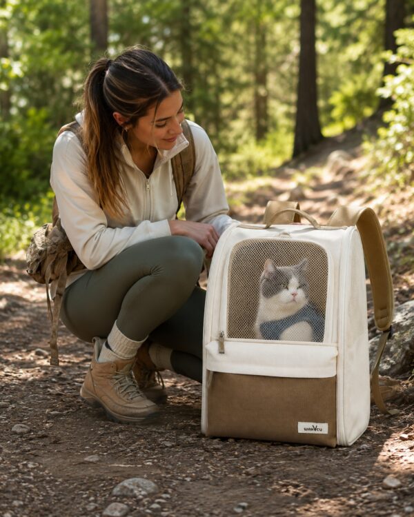 Trail Curved-Mesh Pet Backpack Carrier
