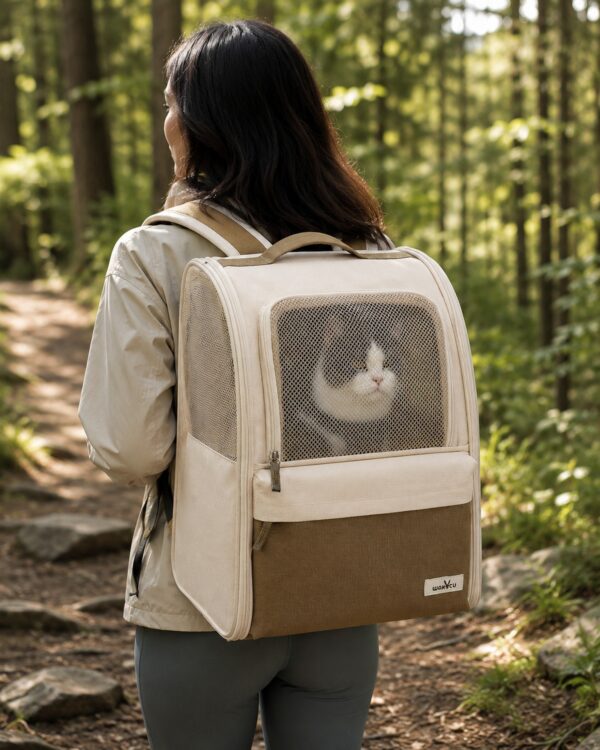 Trail Curved-Mesh Pet Backpack Carrier
