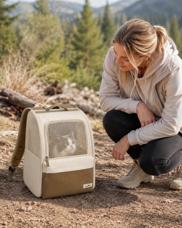 Trail Curved-Mesh Pet Backpack Carrier