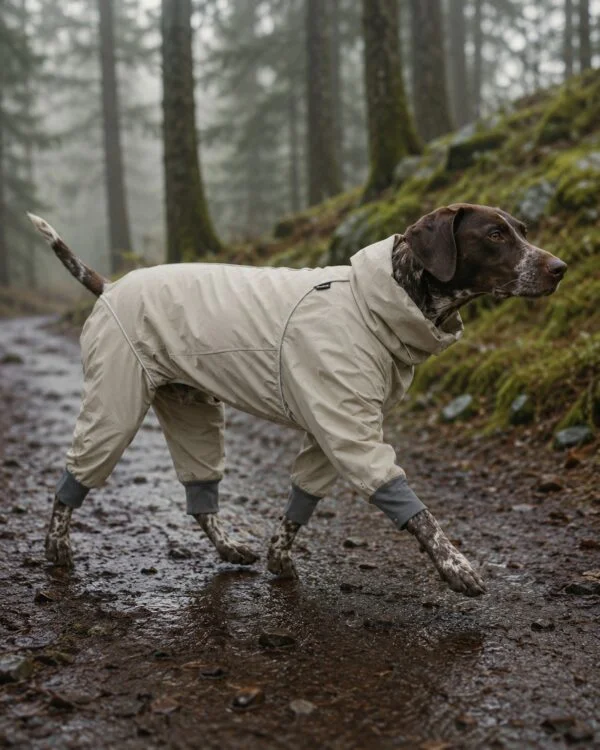 Trail Full-Cover Four-Leg Dog Raincoat