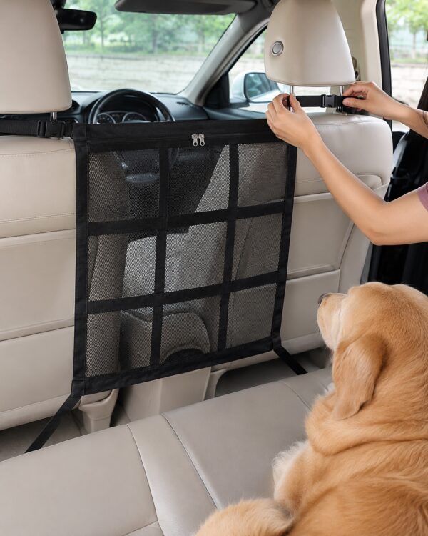 Road Mesh Dog Car Seat Divider