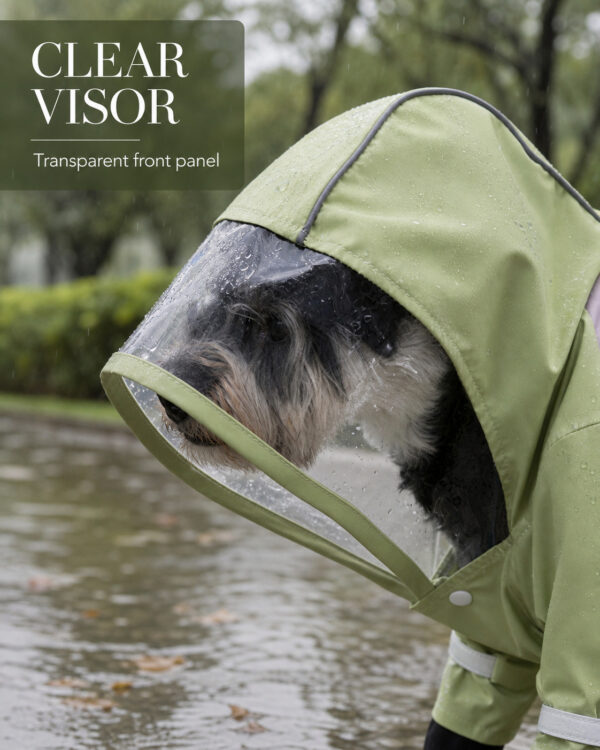 Trail Clear-Visor Full-Cover Dog Rain Suit