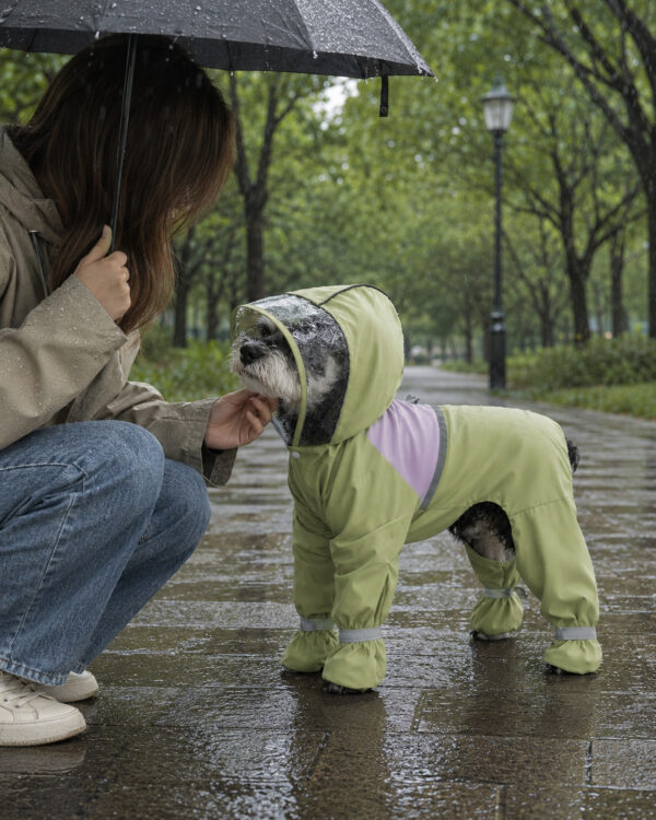 Trail Clear-Visor Full-Cover Dog Rain Suit