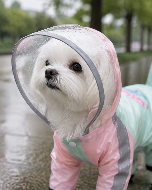 Trail Tail-Sleeve Four-Leg Dog Rain Suit