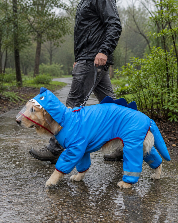Trail Shark-Hood Large-Dog Rain Suit