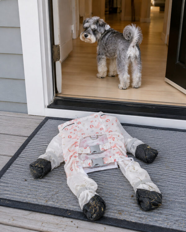 Everyday Paw-Cover Four-Leg Dog Dust Suit