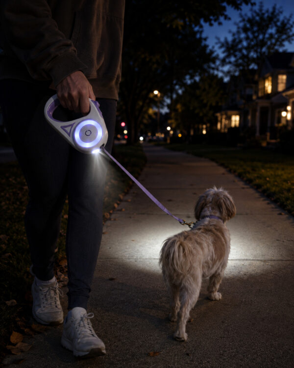 Everyday Touch-Light Retractable Dog Leash
