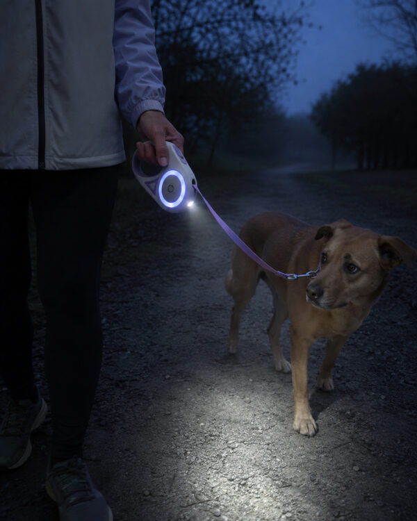 Everyday Touch-Light Retractable Dog Leash