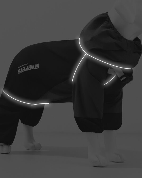 Trail Zip-Front Large-Dog Rain Suit