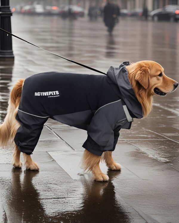 Trail Zip-Front Large-Dog Rain Suit