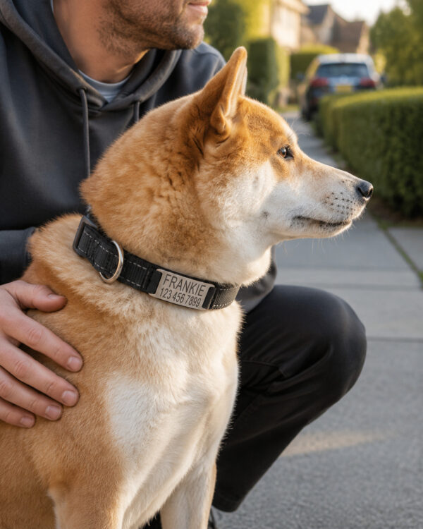 Everyday Slide-On Engraved ID Dog Collar