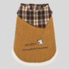 Everyday Plaid-Collar Large-Dog Corduroy Vest