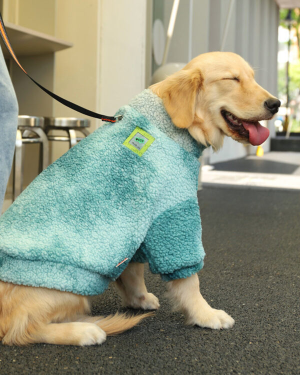 Everyday Leash-Port Large-Dog Sherpa Coat