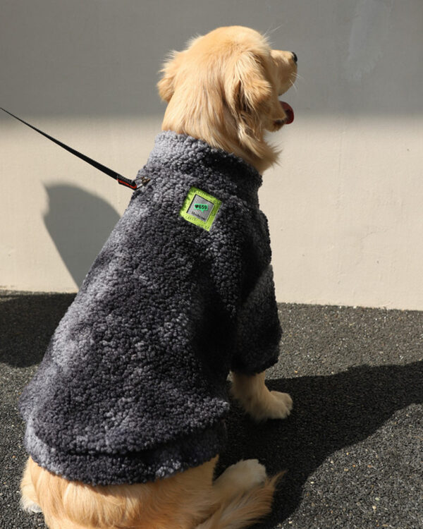 Everyday Leash-Port Large-Dog Sherpa Coat