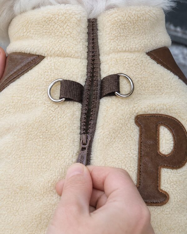 Everyday Stand-Collar Small-Dog Sherpa Vest