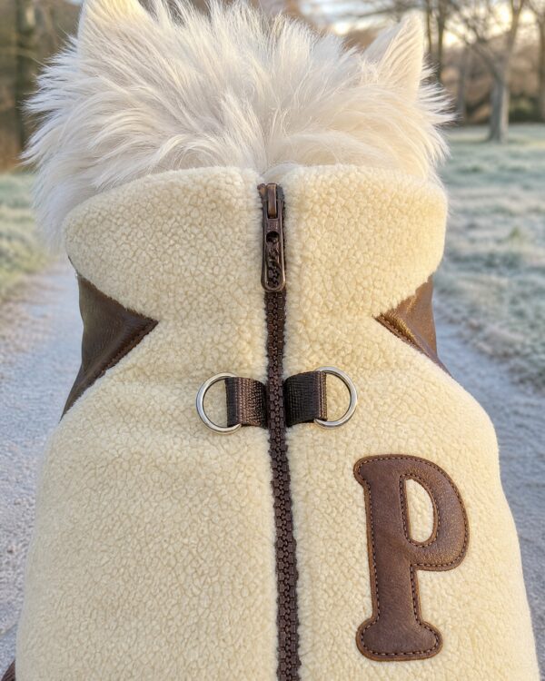 Everyday Stand-Collar Small-Dog Sherpa Vest