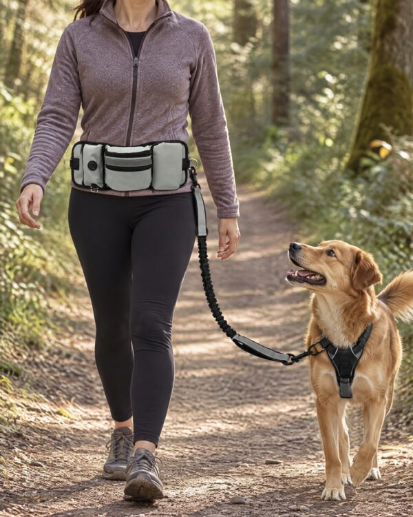 Trail Hands-Free Waist Bag Bungee Dog Leash